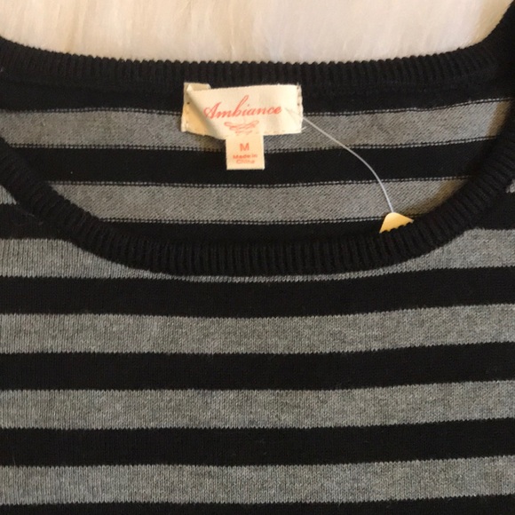 Ambiance by F21, medium striped crop top - Picture 4 of 5